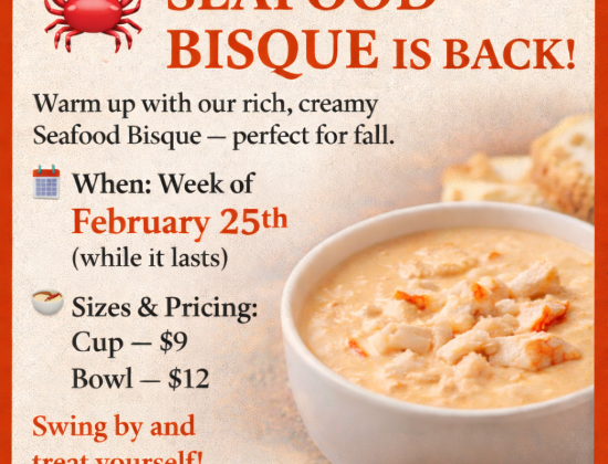 2026 February Seafood Bisque